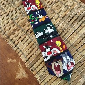 Looney Tunes Warner Bros Tie Bugs Tweety Daffy etc